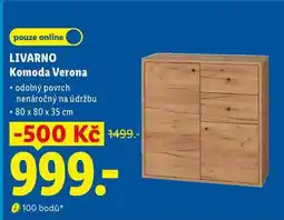 Lidl LIVARNO Komoda Verona nabídka