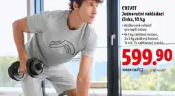 Lidl CRIVIT Jednoruční nakládací činka nabídka
