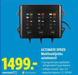 Lidl ULTIMATE SPEED Multinabíječka autobaterií nabídka