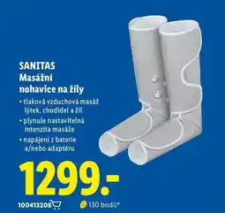 Lidl SANITAS Masážní nohavice na žíly nabídka