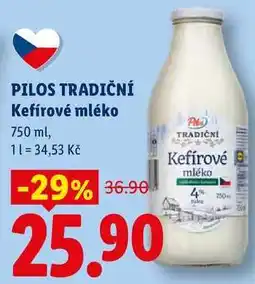 Lidl PILOS TRADIČNÍ Kefírové mléko nabídka
