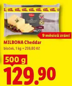 Lidl MILBONA Cheddar nabídka
