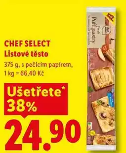 Lidl CHEF SELECT Listové těsto nabídka