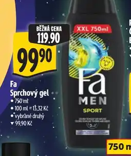 Albert Fa Sprchový gel nabídka
