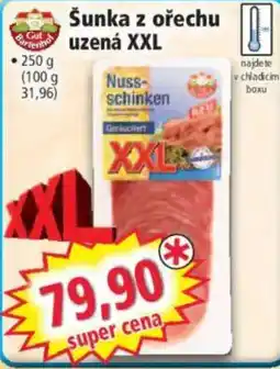 Norma Guldenberg šunka z ořechu uzená XXL nabídka