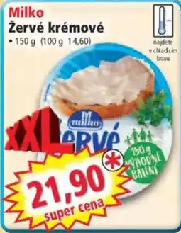 Norma Milko žervé krémové nabídka