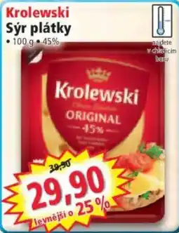 Norma Krolewski sýr plátky nabídka