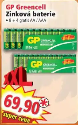 Norma Gp greencell zinková baterie nabídka