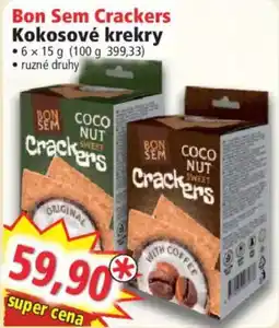 Norma Bon Sem Crackers Kokosové kreky nabídka