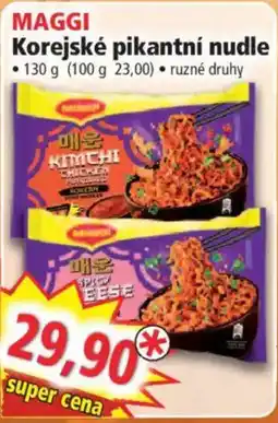 Norma Maggi korejské pikantní nudle nabídka