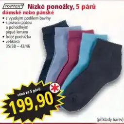 Norma TopTex nízké ponožky nabídka