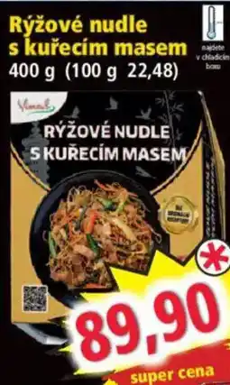 Norma Vínař Rýžové nudle s kuřecím masem nabídka