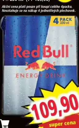 Norma Red Bull energy drink nabídka