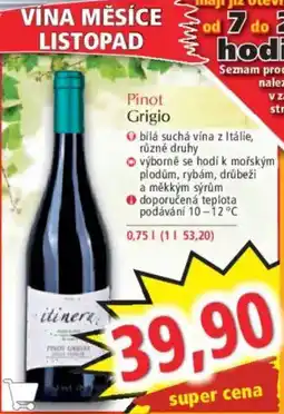 Norma Itinera Pinot Grigio nabídka