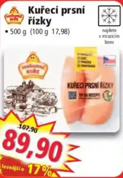 Norma Vodňanský kousek kuřecí prsní řízky nabídka