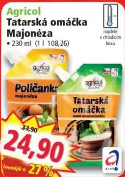 Norma Agricol tatarská omáčka nabídka
