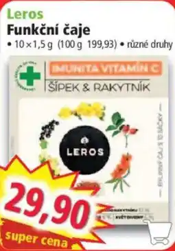 Norma Leros funkční čaje nabídka