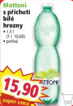 Norma Mattoni s příchutí bílé hrozny nabídka