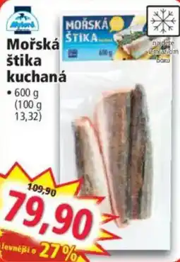 Norma Mořská štika kuchaná nabídka