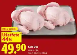Lidl Kuře Duo, cena za nabídka