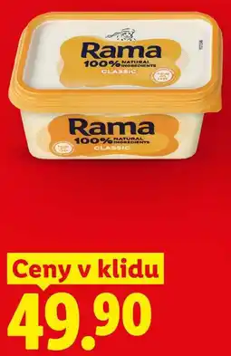 Lidl Rama 100% NATURAL, Ceny v klidu nabídka