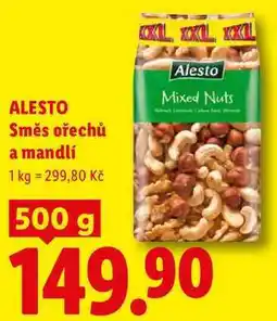 Lidl ALESTO Směs ořechů a mandlí nabídka
