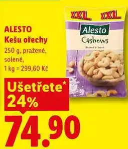 Lidl ALESTO Kešu ořechy nabídka