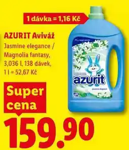 Lidl AZURIT Aviváž, 3,036 l/138 PD nabídka