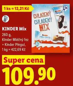 Lidl KINDER Mix nabídka