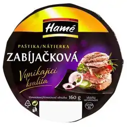 Lidl Hamé paštika 160g, vybrané druhy nabídka