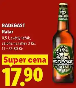 Lidl RADEGAST Ratar nabídka