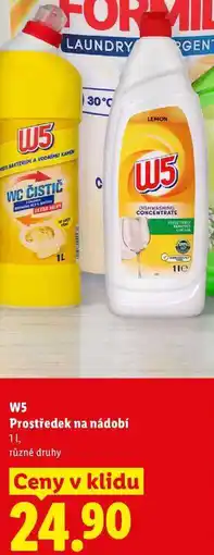 Lidl W5 Prostředek na nádobí nabídka