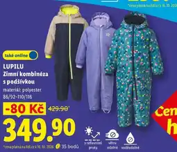 Lidl LUPILU Zimní kombinéza s podšívkou nabídka