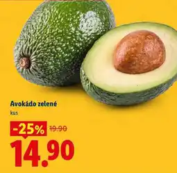 Lidl Avokádo zelené, kus nabídka