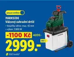 Lidl PARKSIDE Válcový zahradní drtič nabídka