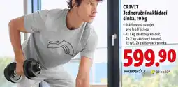 Lidl CRIVIT Jednoruční nakládací činka nabídka