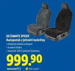 Lidl ULTIMATE SPEED Autopotah z jehněčí kožešiny nabídka