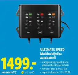 Lidl ULTIMATE SPEED Multinabíječka autobaterií nabídka