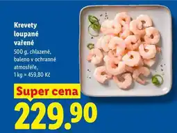 Lidl Krevety loupané vařené, 500 g, chlazené nabídka