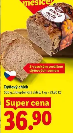 Lidl Dýňový chléb nabídka