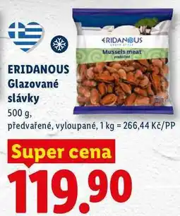 Lidl ERIDANOUS Glazované slávky, 500 g, předvařené nabídka