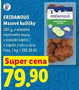 Lidl ERIDANOUS Masové kuličky nabídka