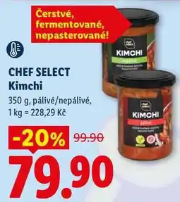 Lidl CHEF SELECT Kimchi, 350 g, pálivé/nepálivé nabídka