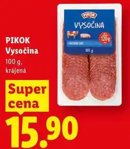 Lidl PIKOK Vysočina nabídka