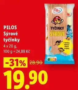 Lidl PILOS Sýrové tyčinky nabídka