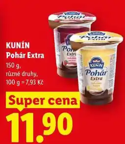 Lidl KUNÍN Pohár Extra, 150 g, různé druhy nabídka