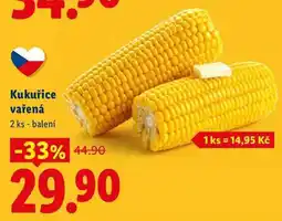 Lidl Kukuřice vařená, 2 ks nabídka
