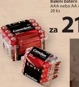 NKD Camelion baterie AAA nebo AA nabídka