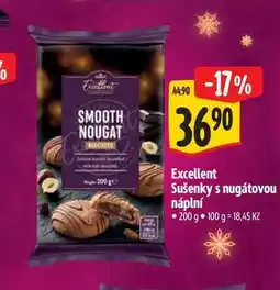 Albert Excellent Sušenky s nugátovou náplní nabídka