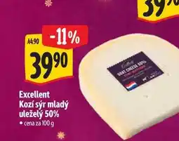Albert Excellent Kozí sýr mladý uleželý 50% nabídka